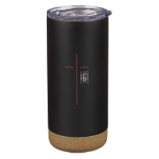 Imagen de Man of God Black Stainless Steel Tumbler - 1 Timothy 6:11