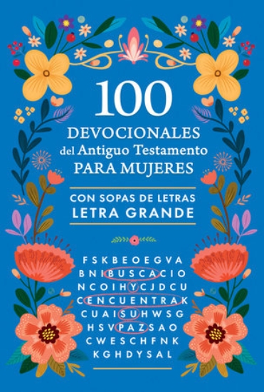 Imagen de 100 devocionales del Antiguo Testamento para mujeres con sopa de letras
