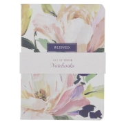 Imagen de Blessed Purple Floral 3-Piece Large Notebook Set