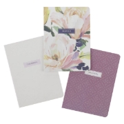 Imagen de Blessed Purple Floral 3-Piece Large Notebook Set