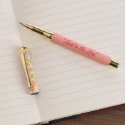 Imagen de Trust in the Lord Pink Floral Pen and Case Gift Set - Proverbs 3:5