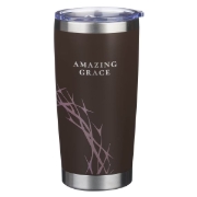 Imagen de Amazing Grace Brown Stainless Steel Travel Tumbler