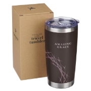 Imagen de Amazing Grace Brown Stainless Steel Travel Tumbler