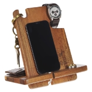 Imagen de Man of God Acacia Wood Personal Accessory Organizer - 1 Timothy 6:11