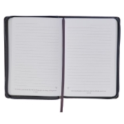 Imagen de Be Strong and Courageous Classic Gray Faux Leather Journal with Zipper Closure - Joshua 1:9