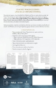 Imagen de El Nuevo Testamento en cuatro versiones, (RVR60, NBLA, NVI, NTV), Columnas paralelas, Leathersoft, Café