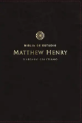 Imagen de RVR, Biblia de estudio Matthew Henry y legado cristiano, Leathersoft, Negro, Interior a dos colores, Comfort Print
