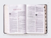 Imagen de RVR, Biblia de estudio Matthew Henry Legado cristiano, Leathersoft, Interior a dos colores (con Índice) Comfort Print